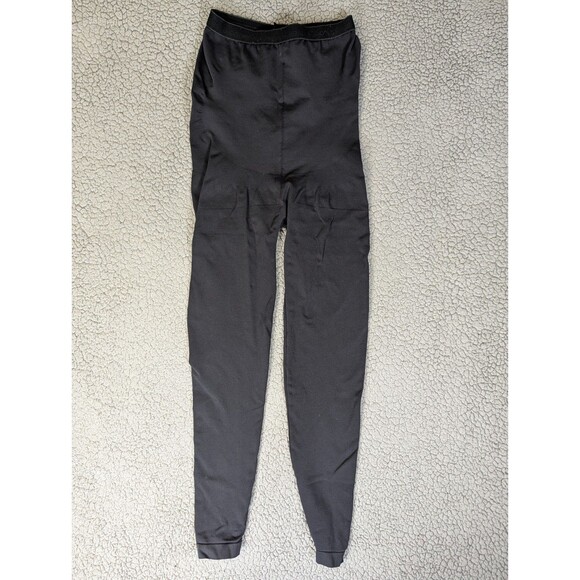 Assets By Spanx Women's XL Black Stretchy Smoothing Shape Wear Leggings - Picture 1 of 9